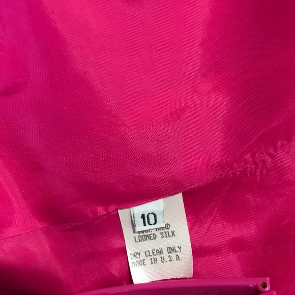 Vintage Rare Henri Bendel 100% Silk Suit/ matching bag - Picture 7 of 9